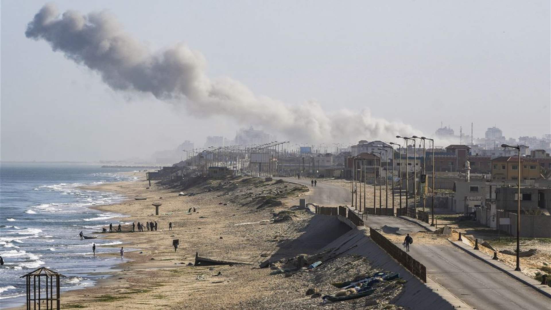Palestinian health officials: Six killed in Israeli strike near Gaza City beach