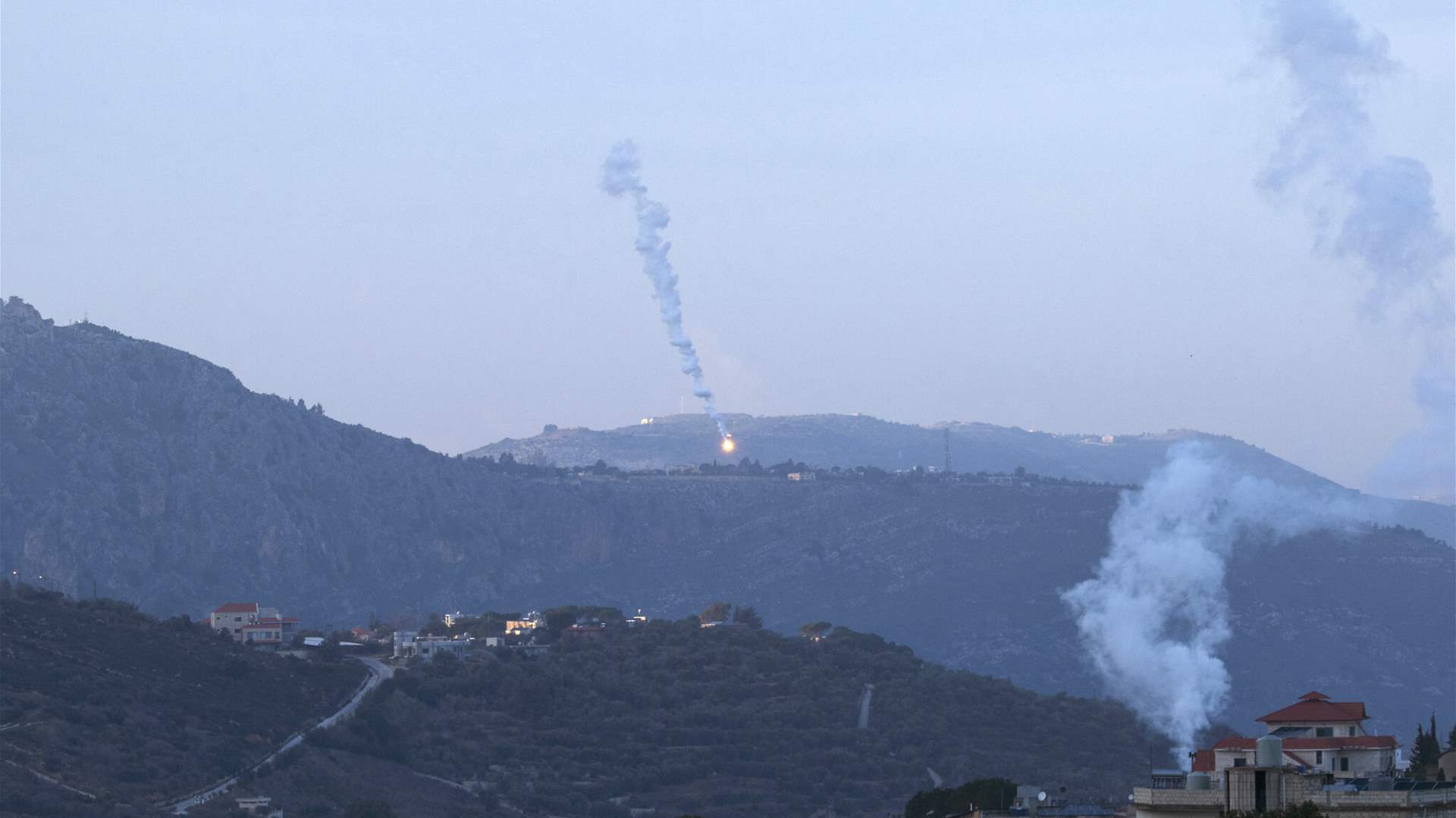 Hostile artillery shelling and airstrike target Kfarkela, South Lebanon