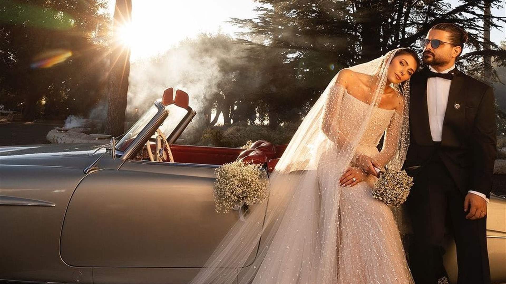 بعد زواجهما... لحظة رومانسية جديدة تجمع ناصيف زيتون ودانييلا رحمة (صورة)