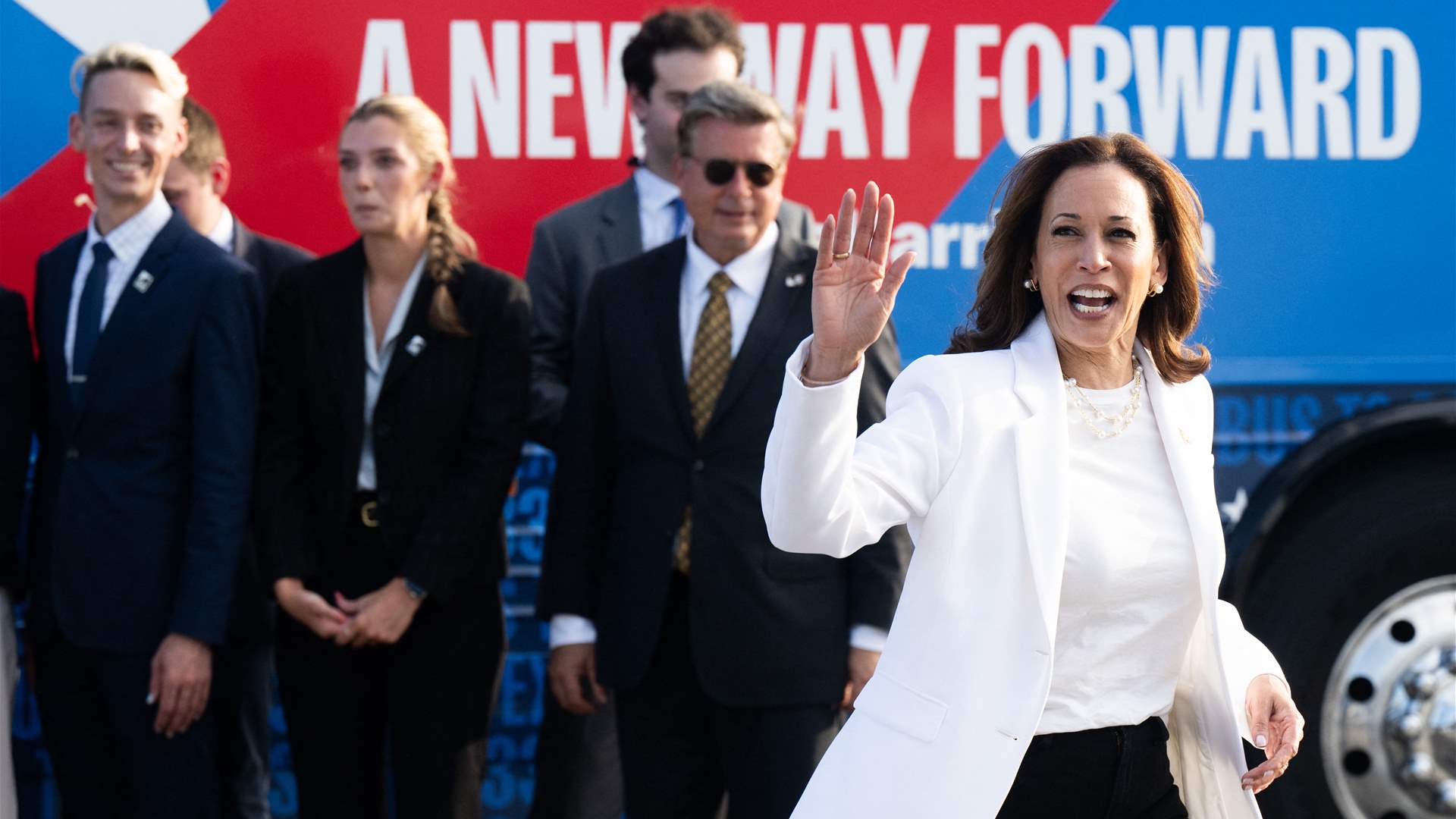 Kamala Harris vows tougher approach on migration, supports weapons for Israel