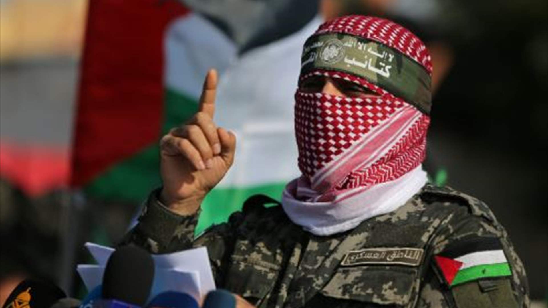 أبو عبيدة: الرهائن سيعودون &quot;داخل توابيت&quot; إذا واصلت إسرائيل الضغط العسكري