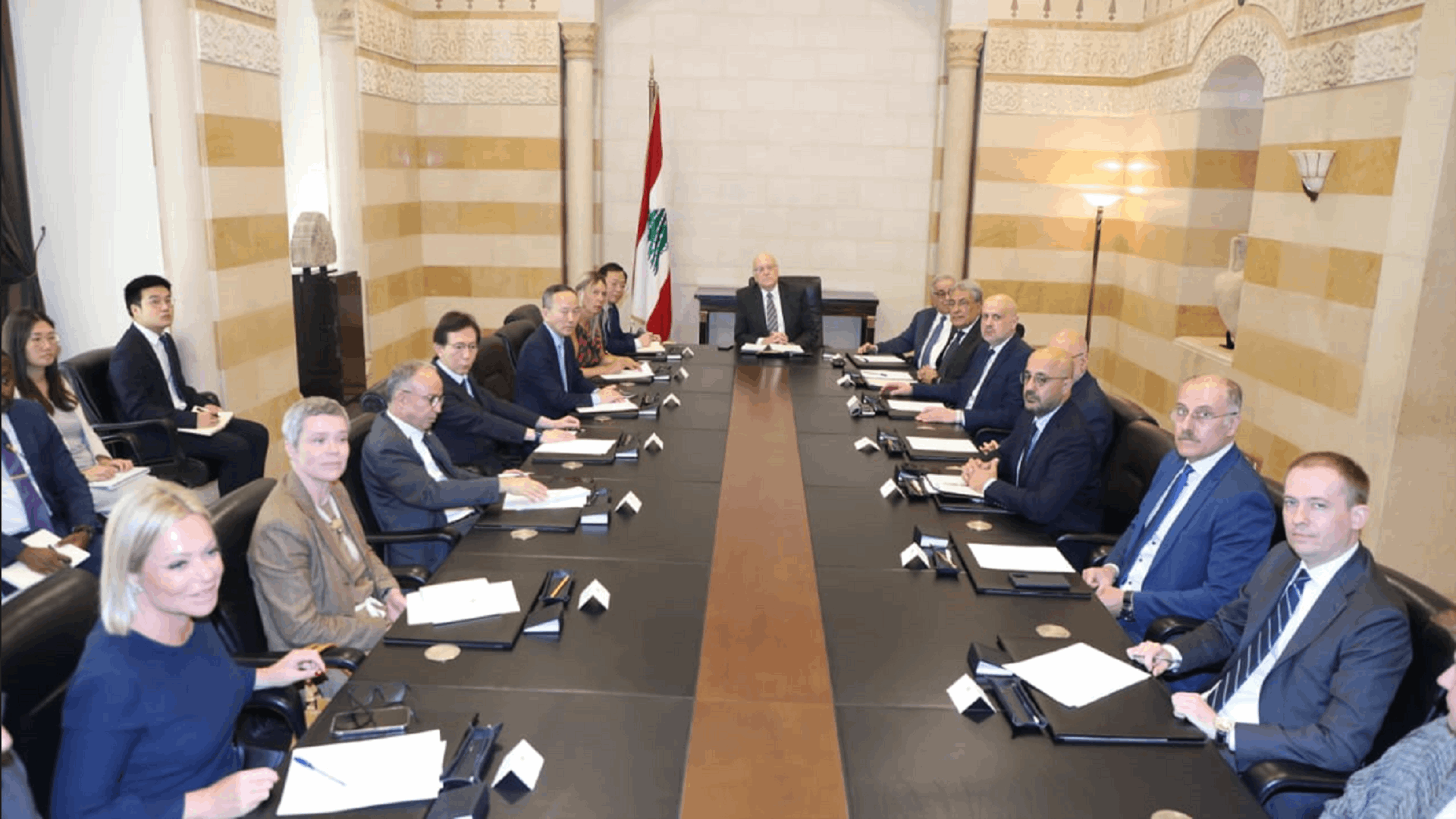 Lebanon's PM Mikati to UN Security Council Ambassadors: Calls for more effective measures to address Israeli violations and attacks