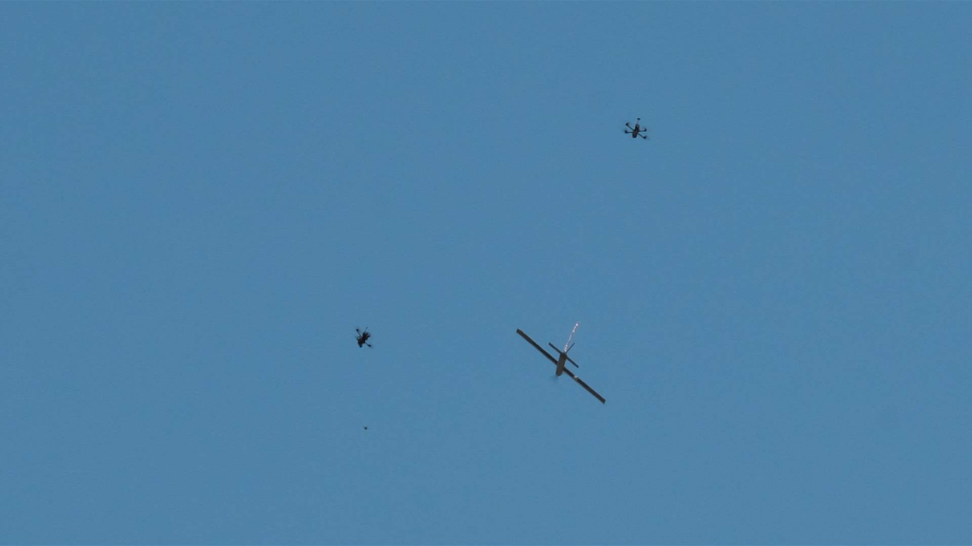 Israeli army says intercepts two drones approaching Israel from Syria