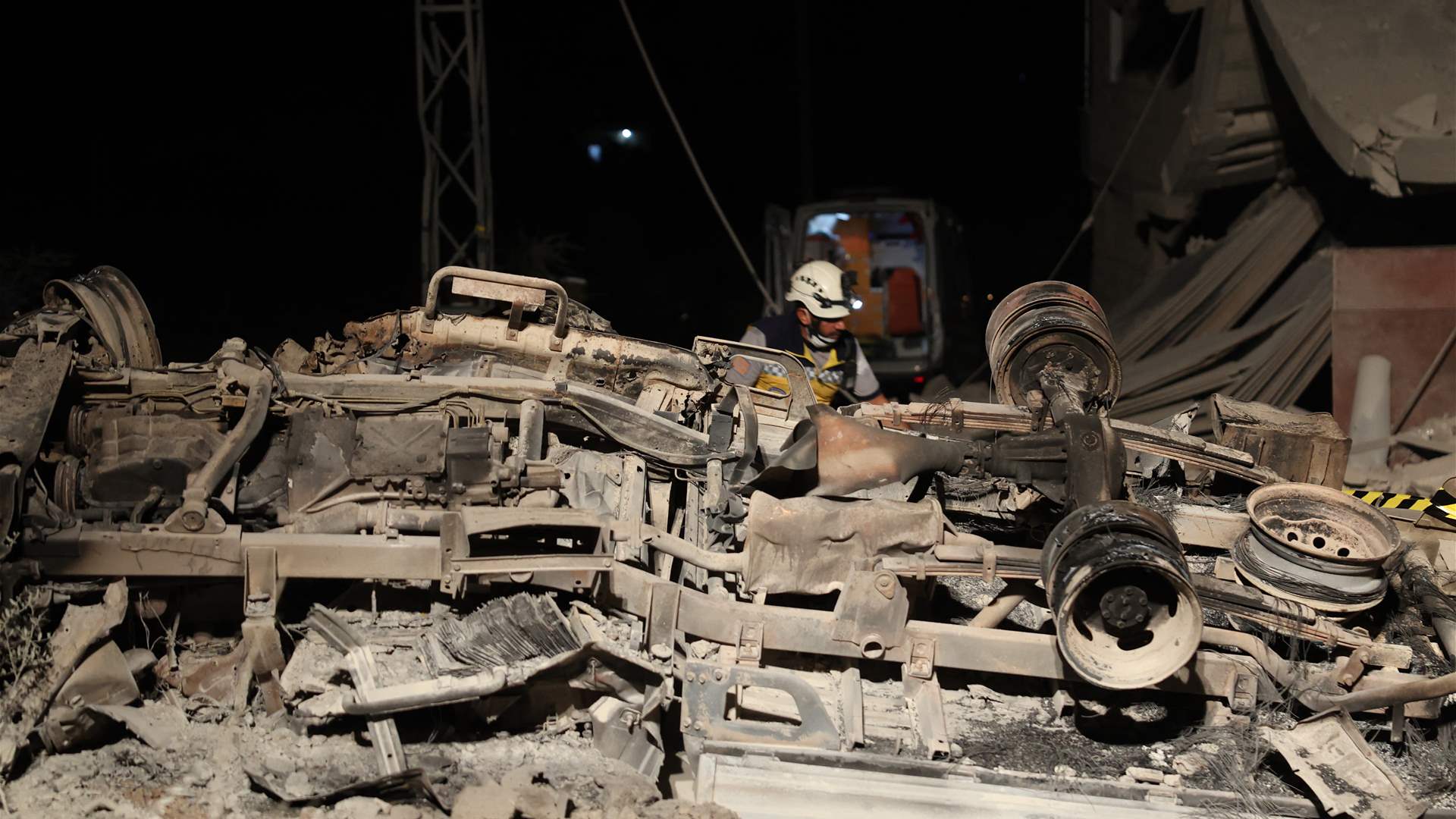 Syrian state media says Israel strike hits Damascus building