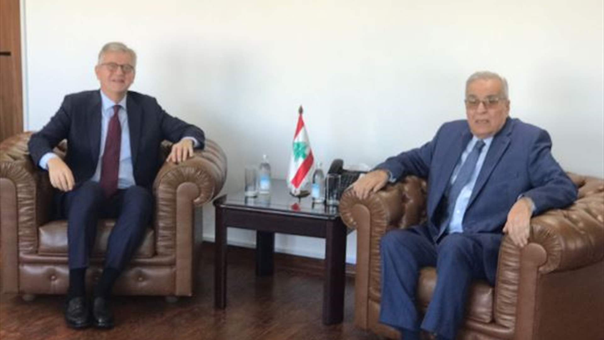 Lebanese FM meets UN peacekeeping official to discuss South Lebanon and UNIFIL&#39;s role