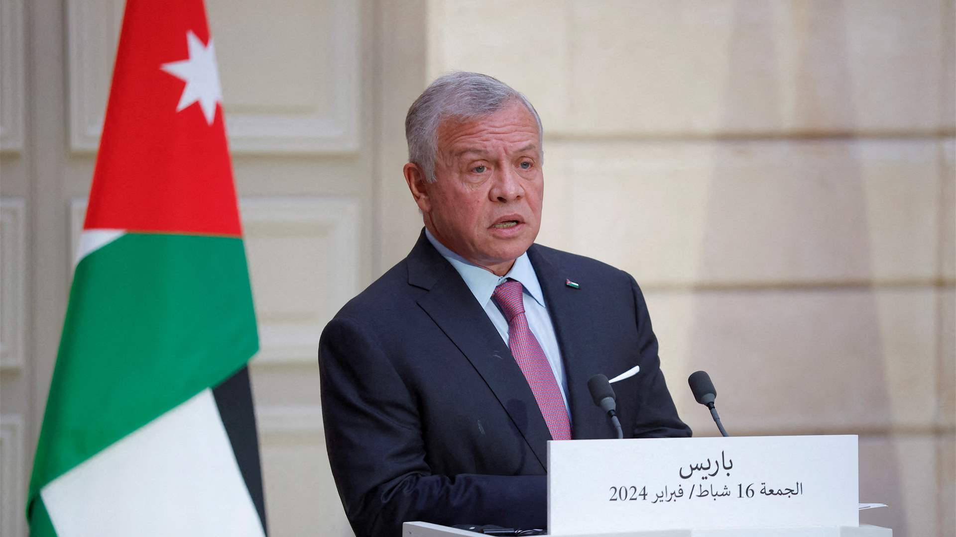 Jordan&#39;s king affirms support for Syria&#39;s &#39;territorial integrity&#39;