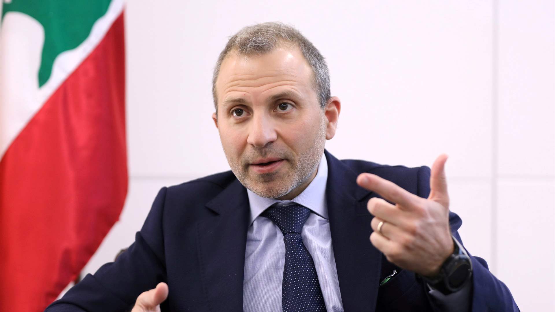 Gebran Bassil tells Reuters: Hezbollah should focus on Lebanon&#39;s internal issues, not the wider region
