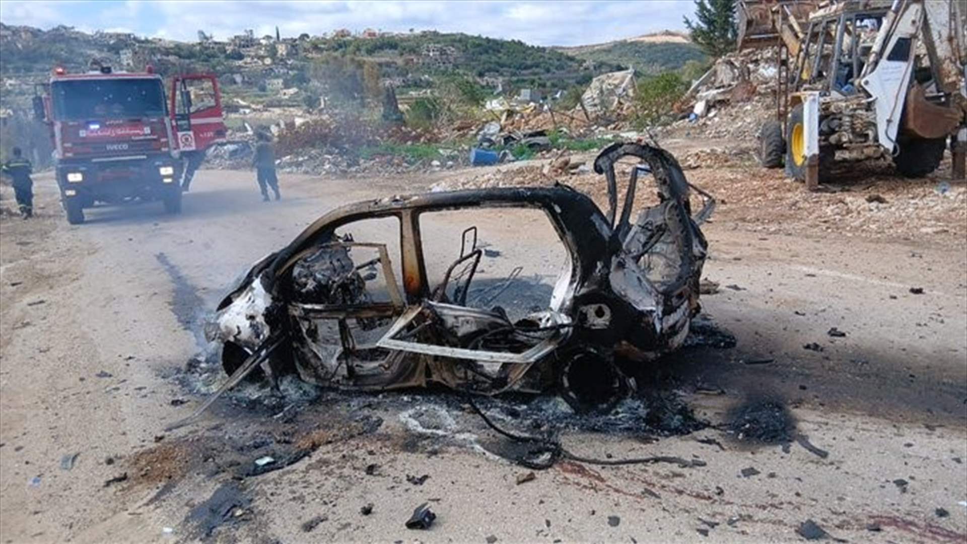Israeli strike targets vehicle in South Lebanon&#39;s Aita al-Shaab