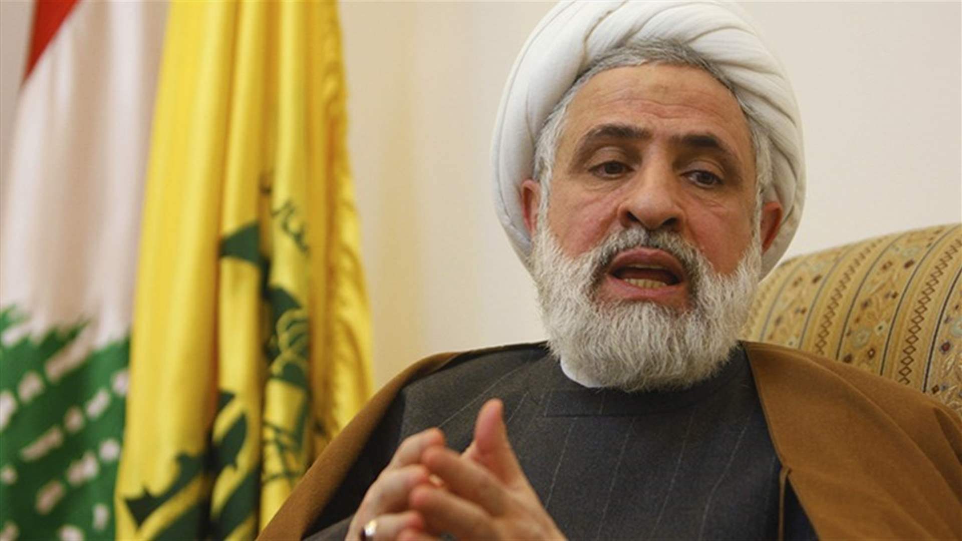 Hezbollah chief Naim Qassem rules out any possibility of normalization or surrender