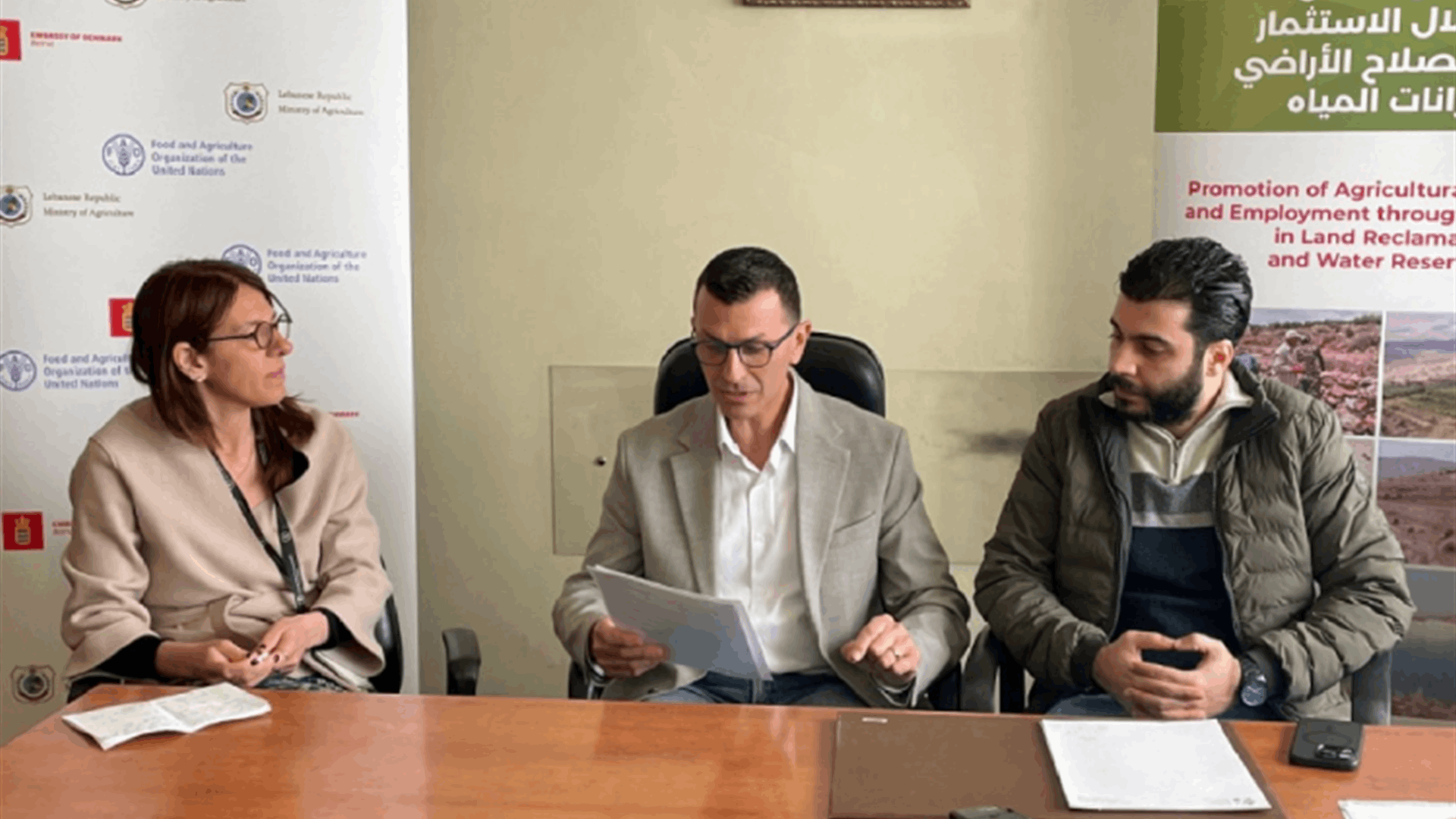 &quot;الفاو&quot; ووزارة الزراعة أطلقتا مشروعًا يمكن المزارعين من إستصلاح أراضيهم وتطويرها