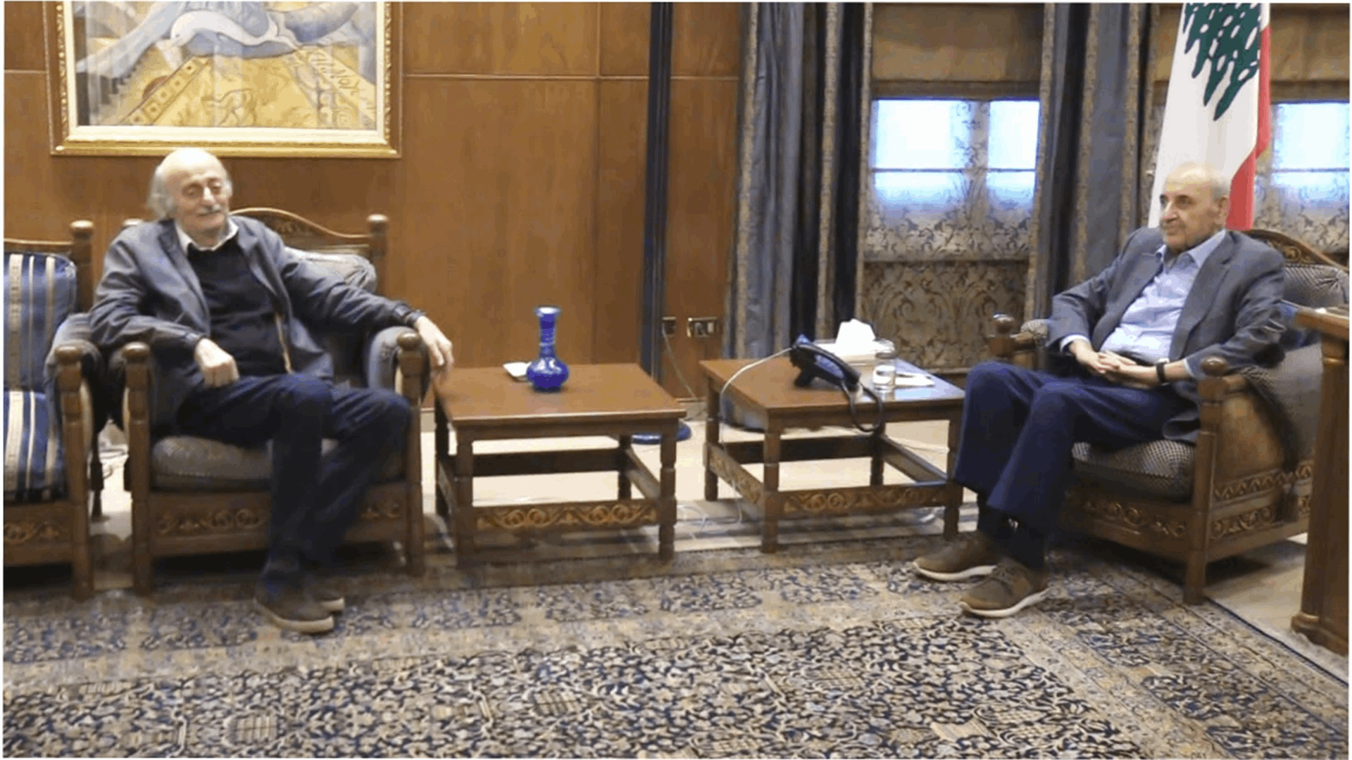بري تابع المستجدات مع جنبلاط