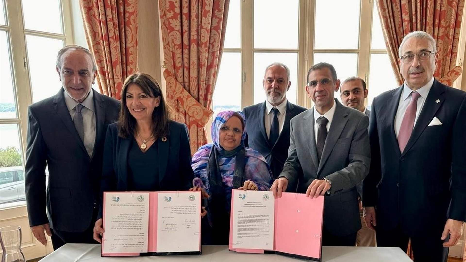 درويش بحث مع منظمة المدن الفرنكوفونية التعاون لتنفيذ مشاريع إنمائية في بيروت