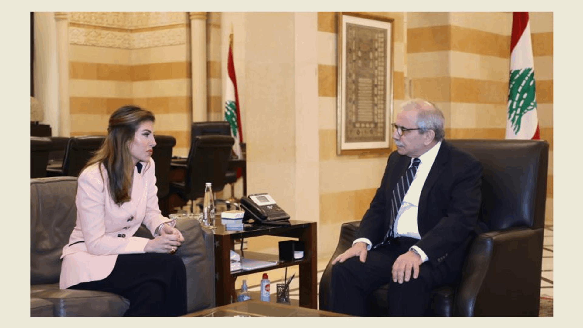 US envoy Morgan Ortagus praises Lebanese government&#39;s reform steps in meeting with PM Salam