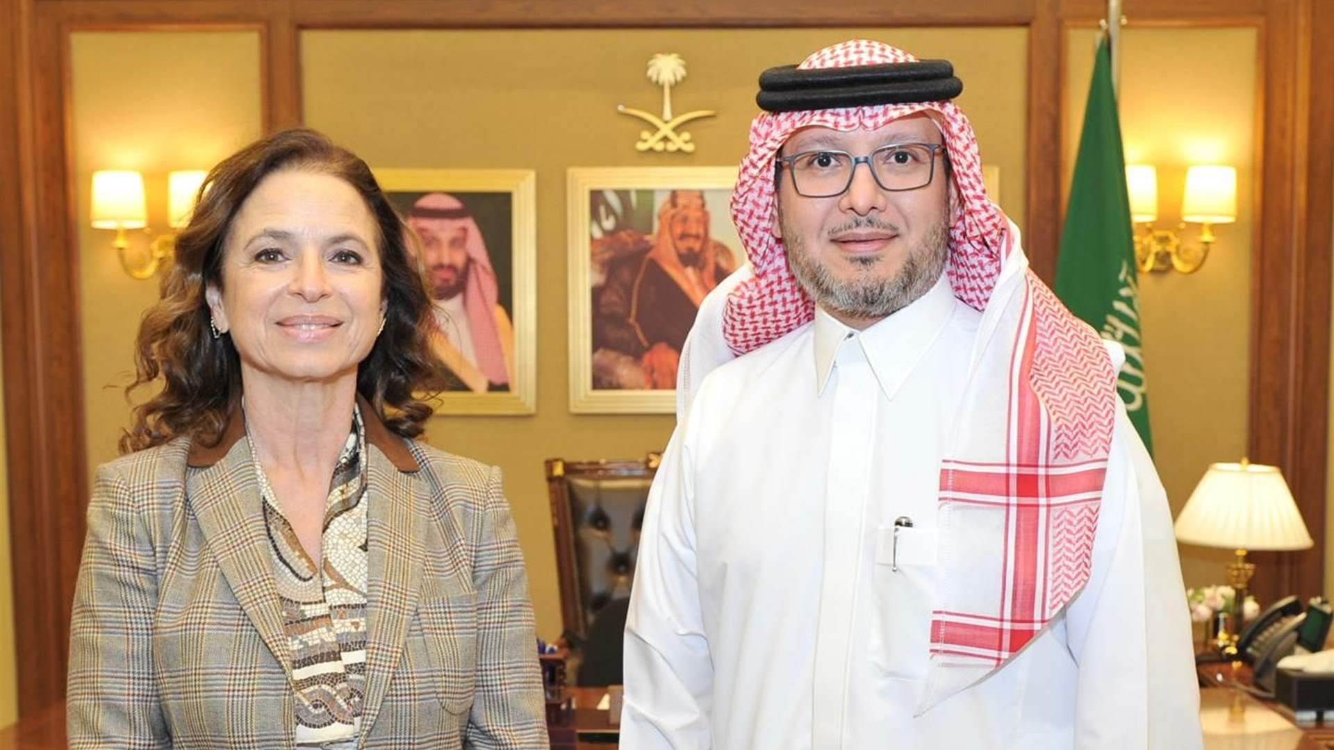 عرض للمستجدات في لبنان بين سفير المملكة ووزيرة السياحة 