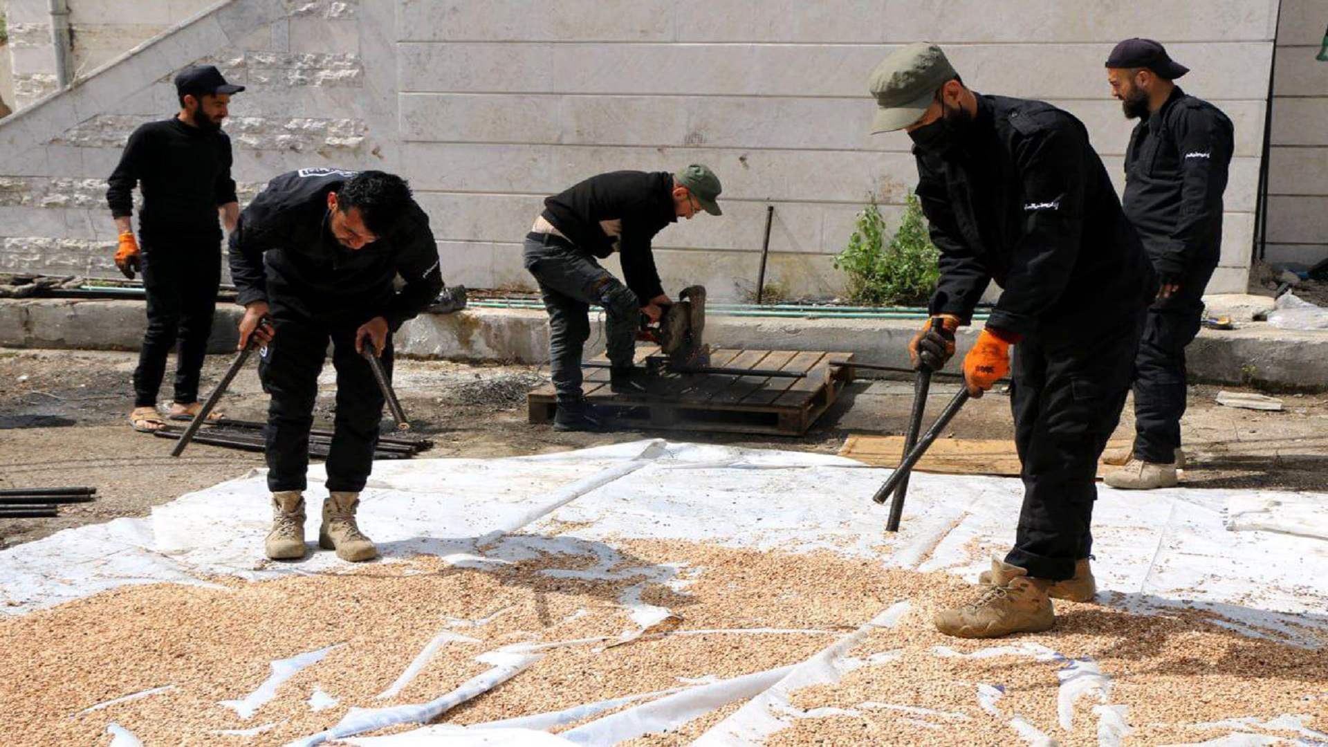 ضبط كميات كبيرة من &quot;الكبتاغون&quot; داخل مرفأ اللاذقية
