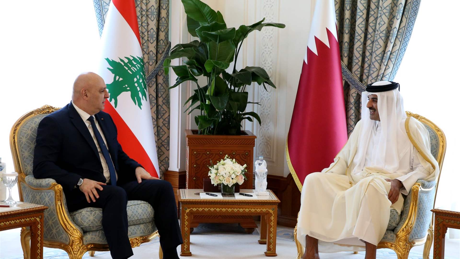 بيان قطري - لبناني مشترك: هبة قطرية لتمكين الجيش من القيام بمهامه 