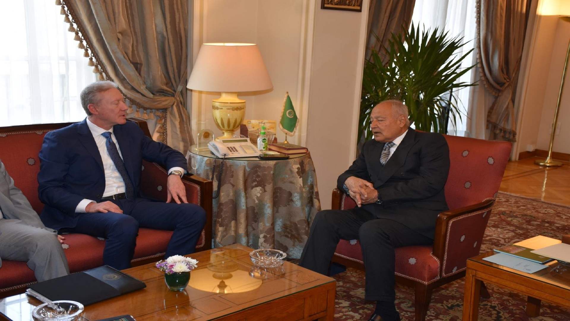Arab League chief meets Lebanese FM, calls for Israel to abide by ceasefire