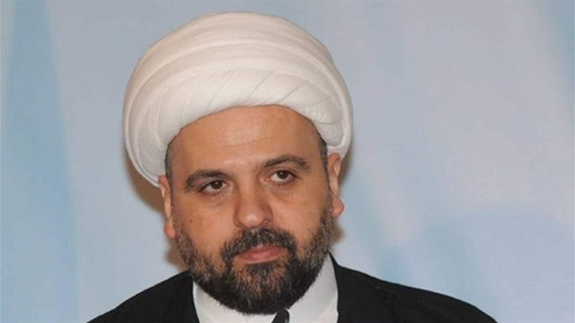 المفتي قبلان: لن تقوم قائمة للدولة إلا بعد تأكيد السيادة الوطنية 