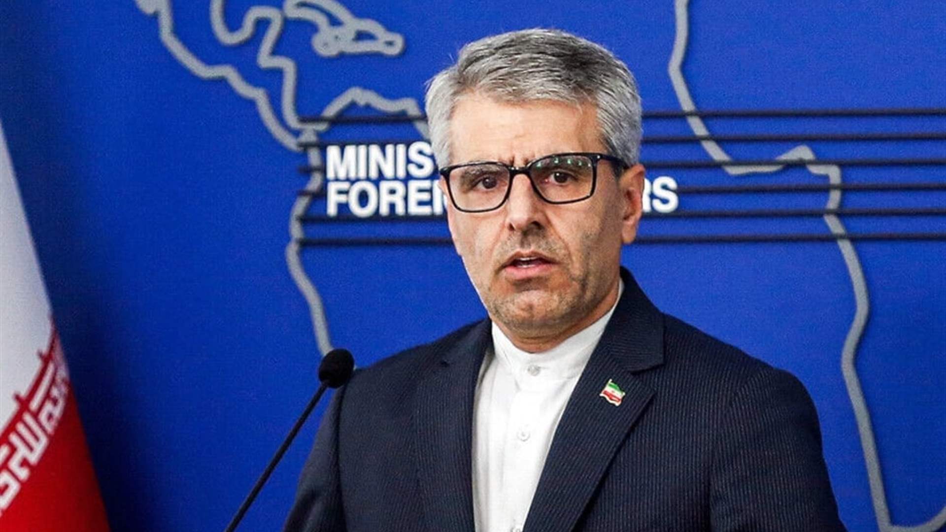  بقائي: العقوبات تعكس إفتقارَ واشنطن لحسنِ النوايا والجدية في حوارِها مع طهران