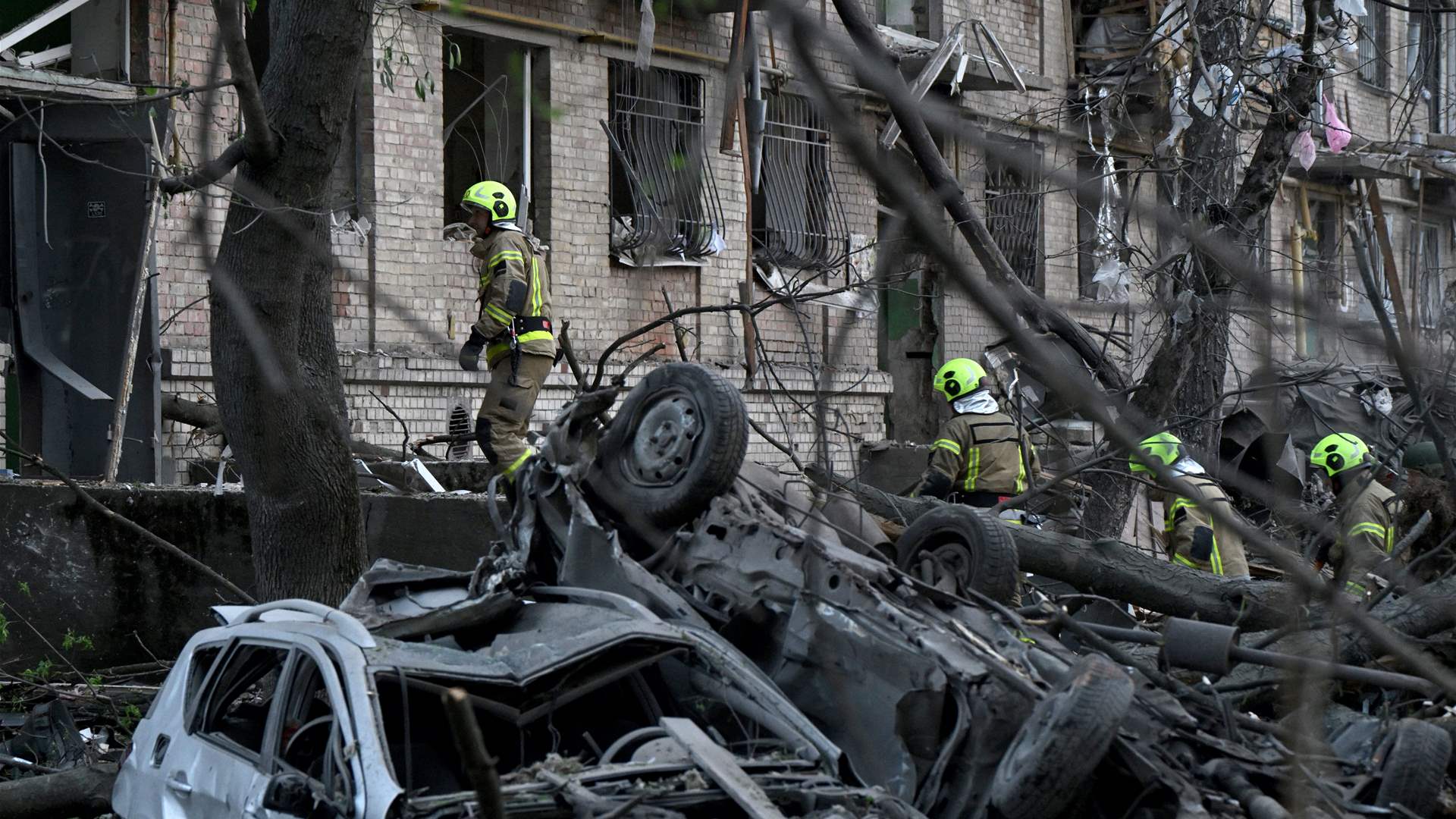 Russian strike on Kyiv shows Putin &#39;wants to continue war:&#39; Ukraine FM