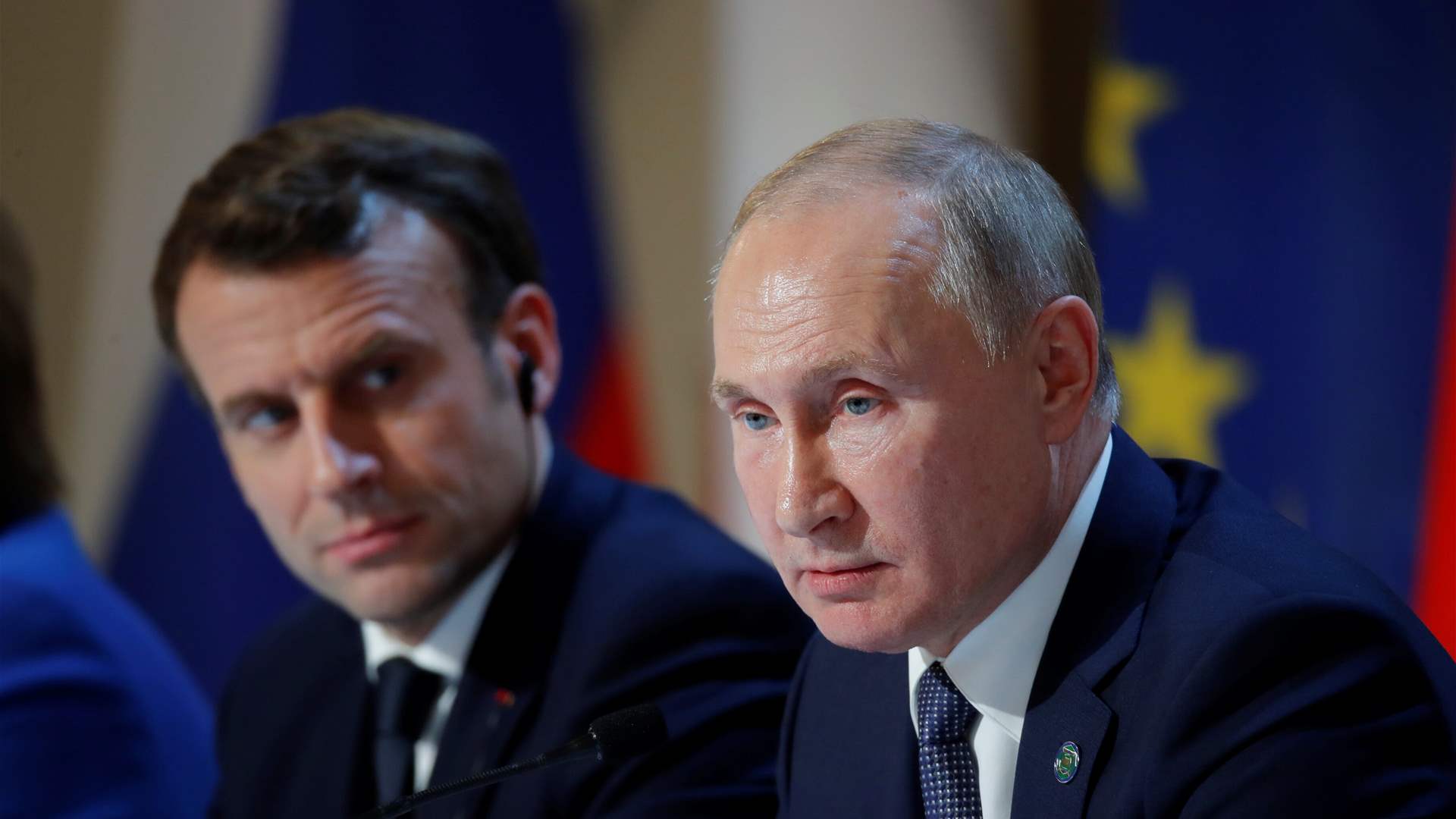 Macron urges Putin to &#39;stop lying&#39; over Ukraine ceasefire