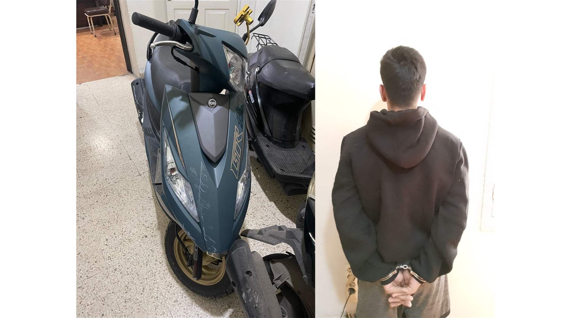 بالجرم المشهود.. توقيف سارق دراجات آليّة في بدارو