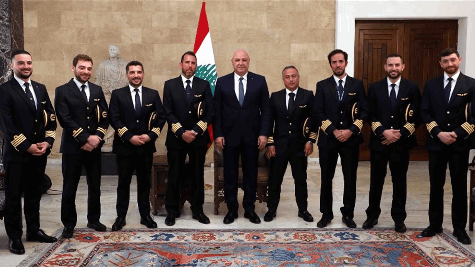 President Joseph Aoun meets Lebanese Pilots&#39; Association, pledges support for aviation sector