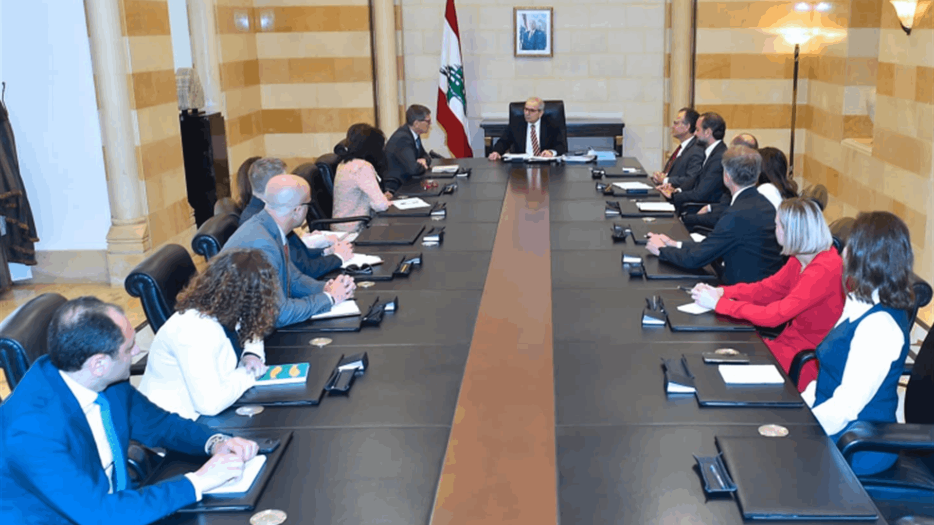 سلام إستقبل وفدًا من &quot;معهد الشرق الأوسط - واشنطن&quot; وعد ببذل جهود للتشجيع على دعم لبنان 