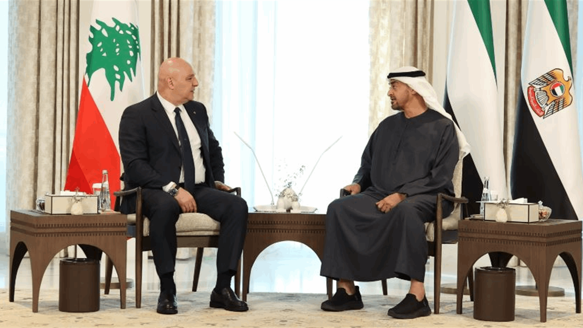 قمة لبنانية - اماراتية في ابو ظبي الرئيس عون: الدولة بدأت تستعيد حضورها وقدرتها وسيادتها 