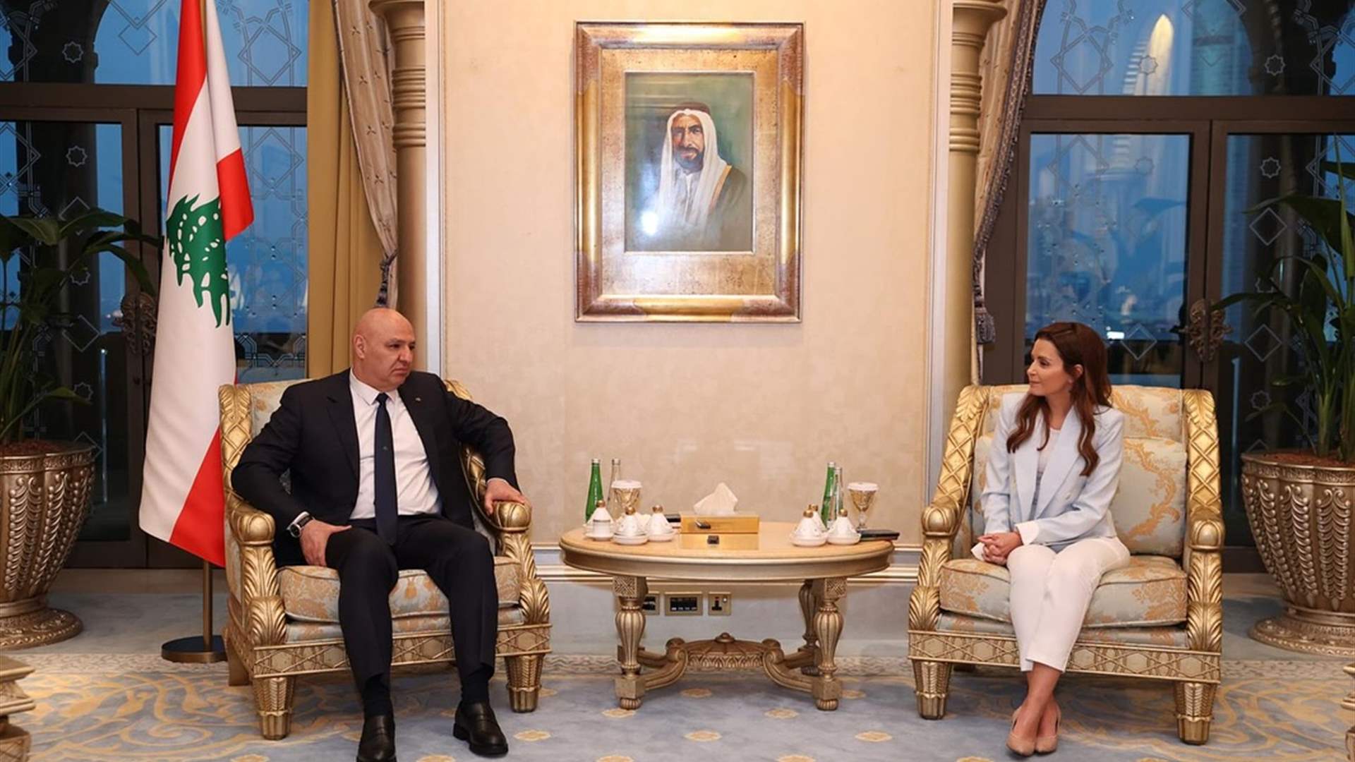 عون لـ&quot;النهار العربيّ”: اللقاء مع بن زايد إيجابي جدًا وسننقل لبنان إلى مكان آخر