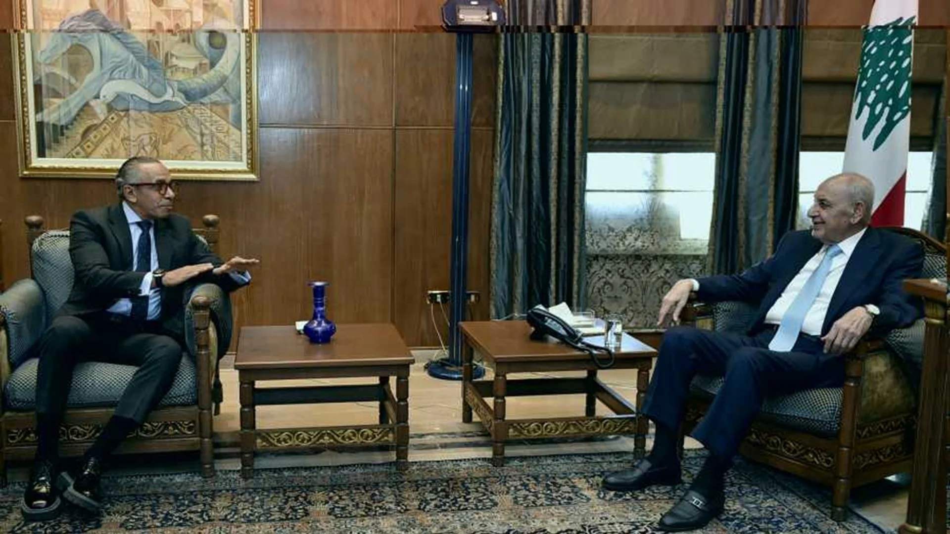 بري تابع مع زواره التطورات... موسى: مصر تدعم تطبيق وقف الأعمال العدائية 