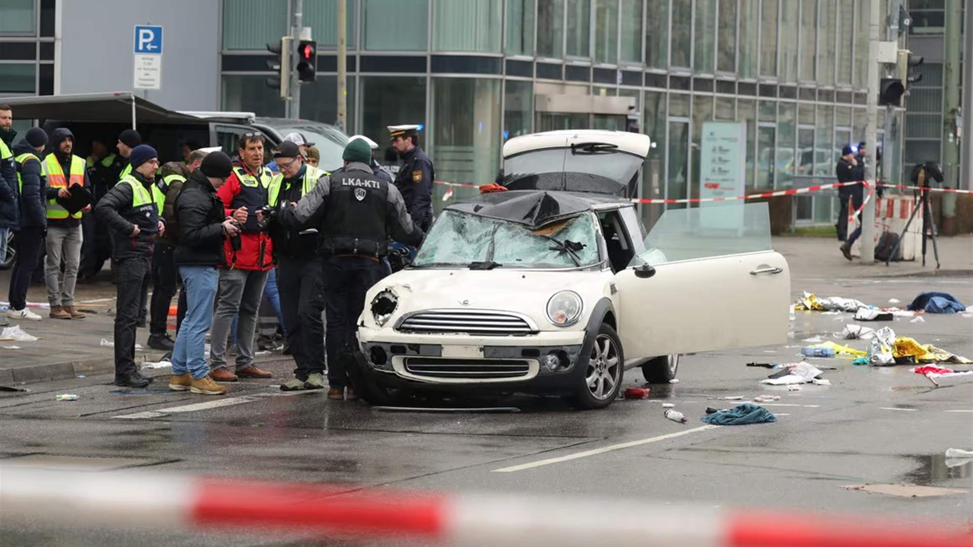 Several injured after car drives into crowd in German city of Stuttgart