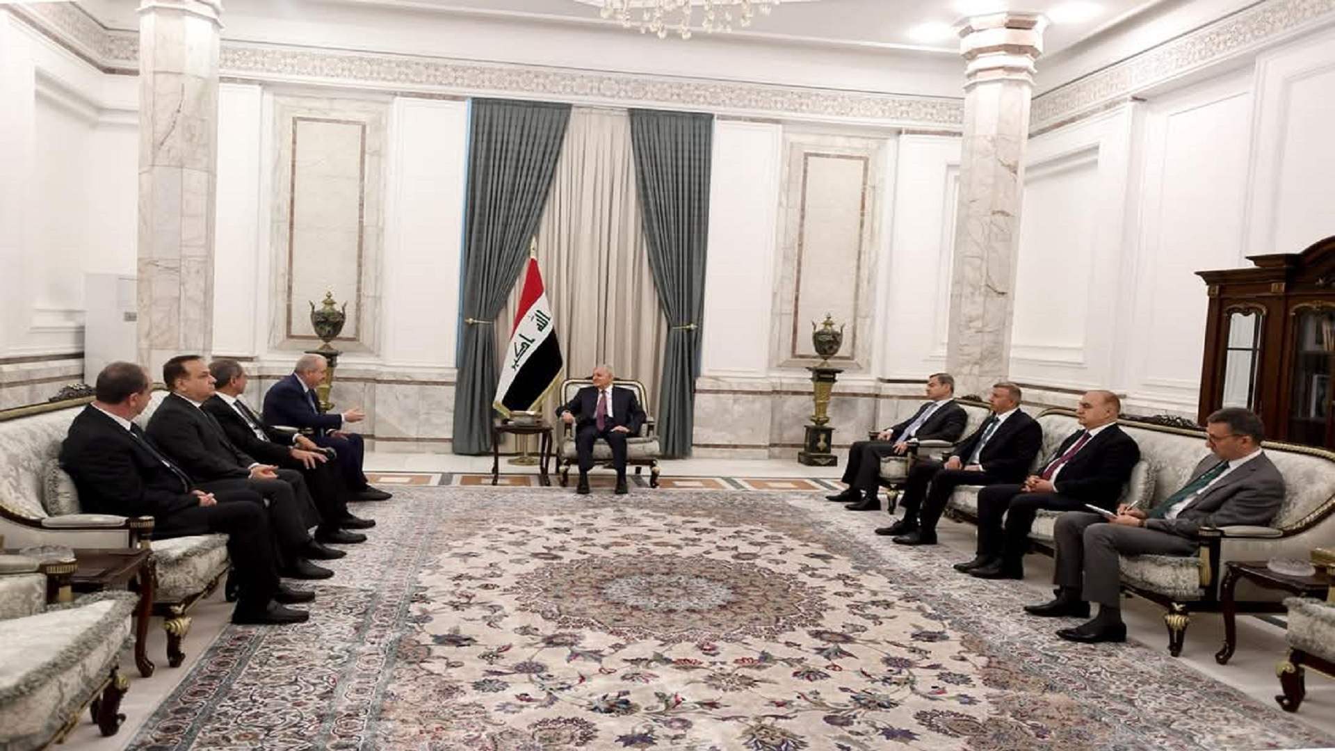 جابر وصدي اختتما زيارتهما إلى بغداد... بحث جدي في التحضير لإعادة خط أنابيب النفط العراقي