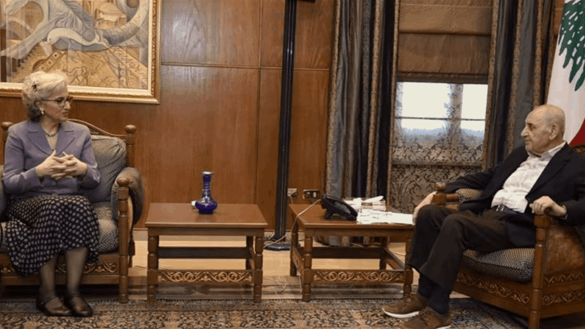 وزيرة التربية زارت بري وعقدت سلسلة اجتماعات