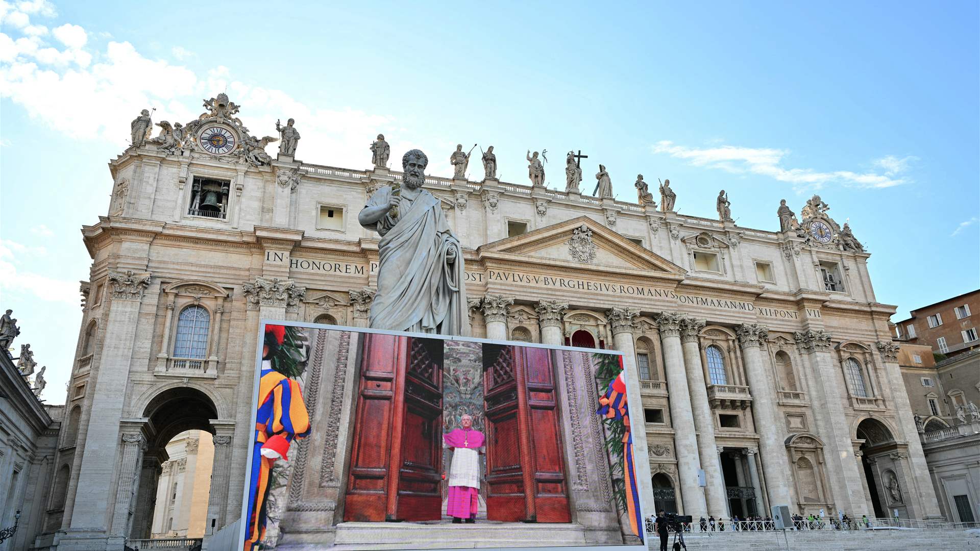 Doors of Sistine Chapel close, conclave begins