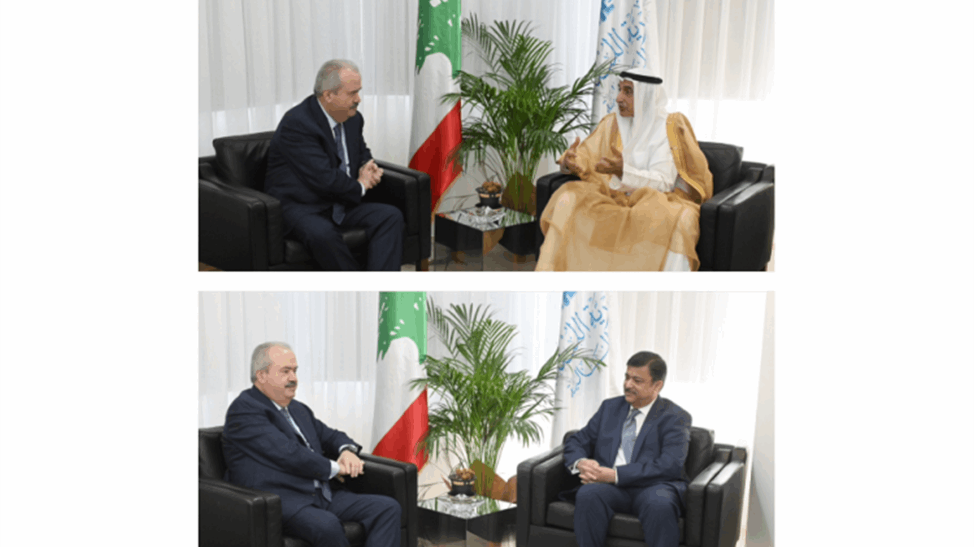 جابر بحث مع جونسون في الإنتهاكات الإسرائيلية وتبلغ من المدير الإقليمي لـIFC آليات مساعدة لبنان 
