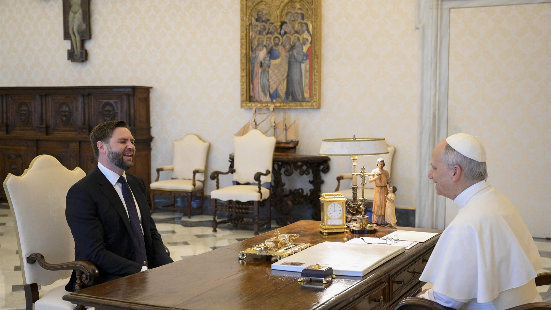 Pope Leo XIV receives US VP Vance