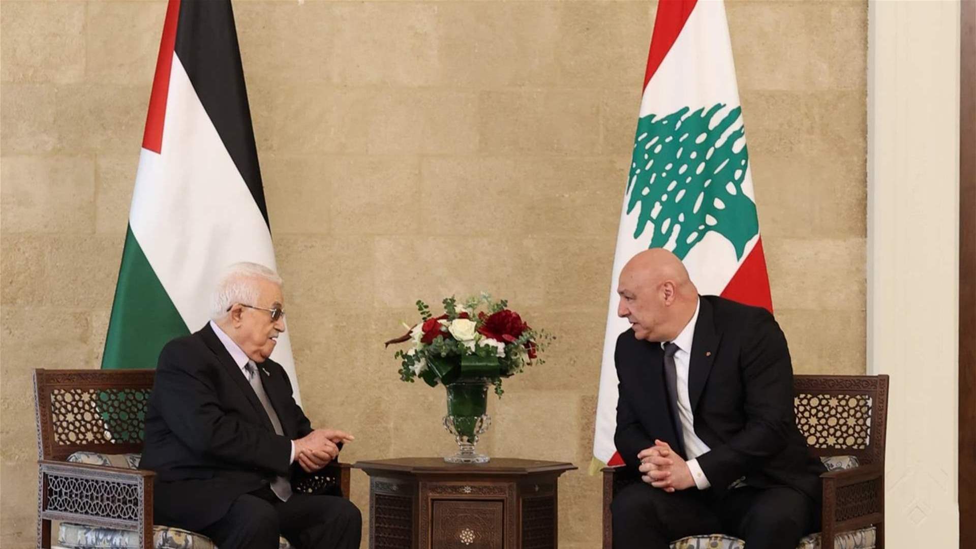 Lebanese, Palestinian presidents say era of weapons &#39;outside Lebanese state control&#39; over