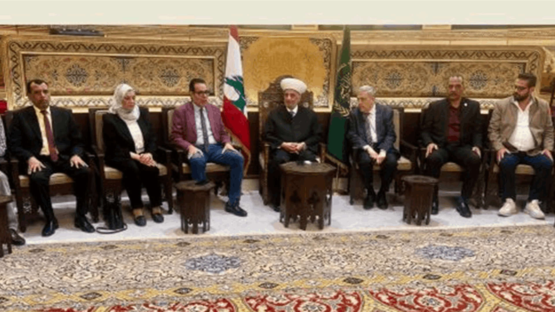 دريان التقى وفدا عماليًا مصريًا ووفد &quot;المنتدى الإسلامي الوطني&quot; طالب بالعمل على إحقاق العدل في قضية الموقوفين