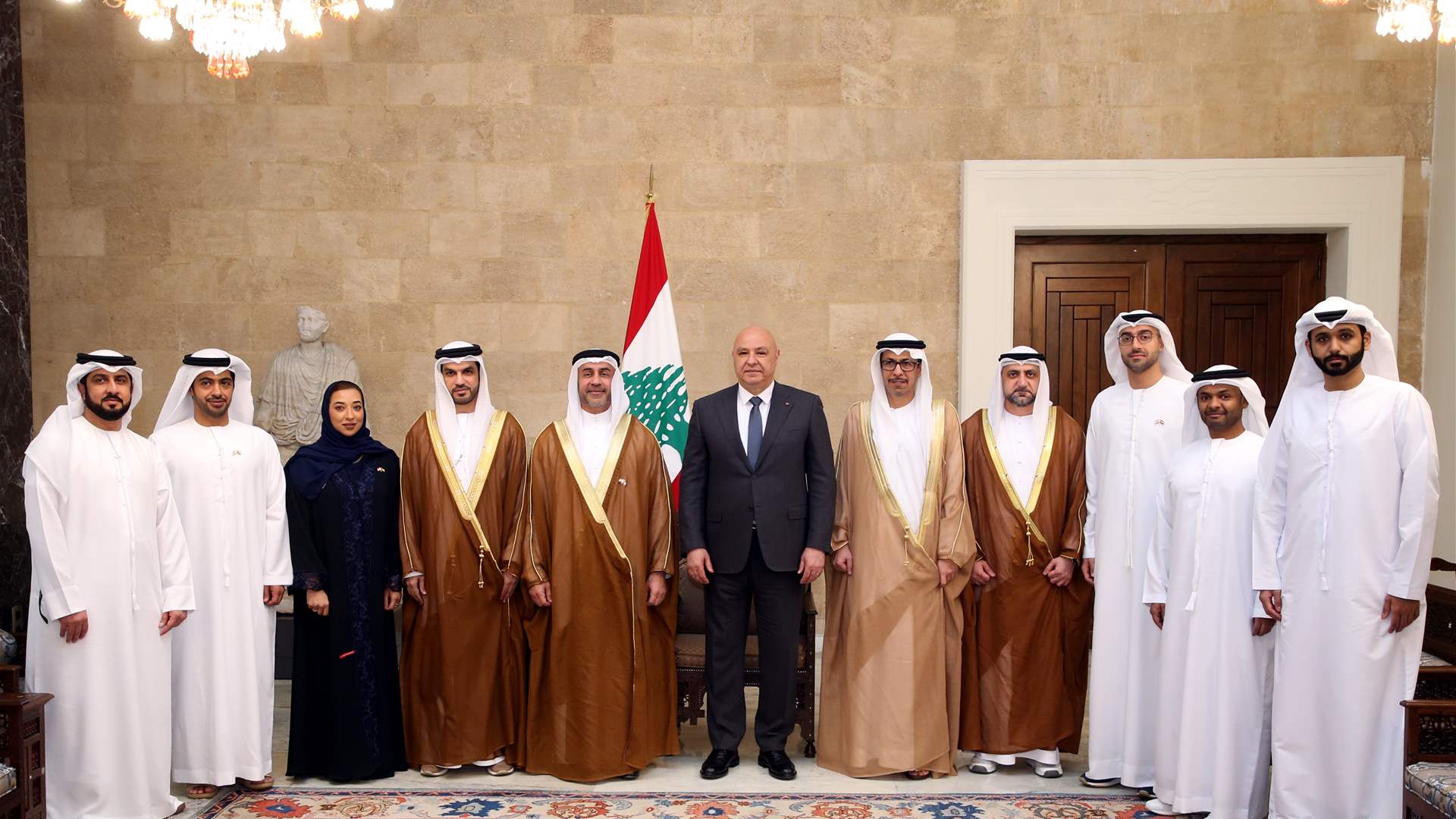 الرئيس عون أمام وفد إماراتي: بدأت إستعادة الثقة وسنكمل المسيرة رغم التحديات