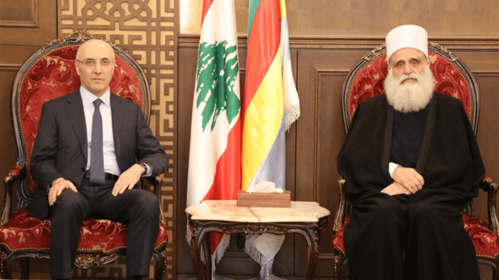 شيخ العقل إلتقى الحجار مهنئًا بنجاح الإنتخابات البلدية والإختيارية