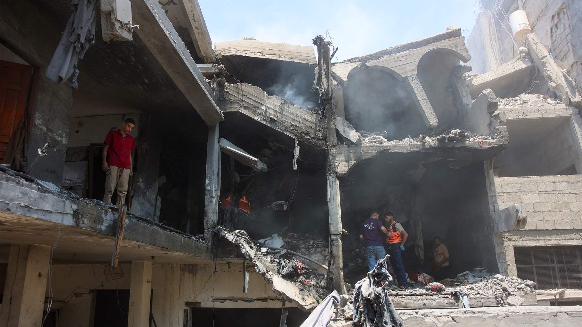 Rescuers say Israeli strike killed at least 12 people in south Gaza