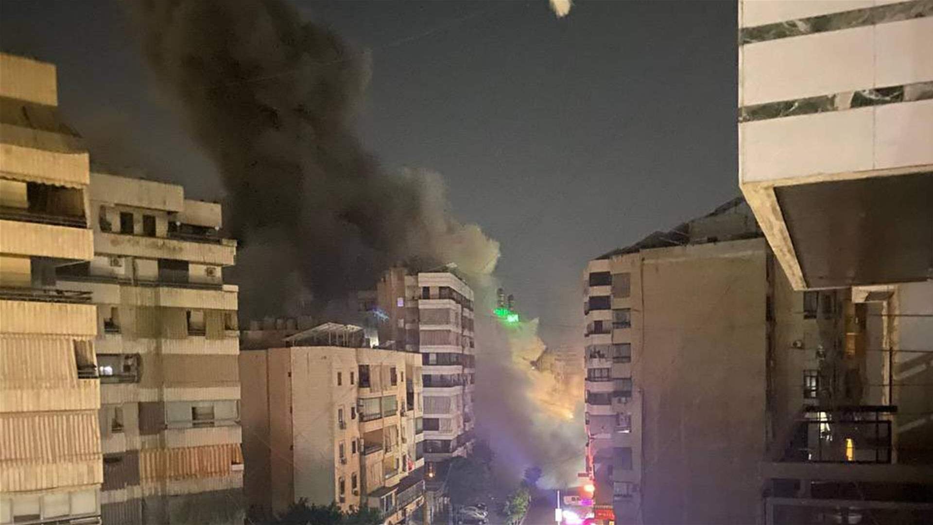 Aftermath of a deadly night: Israeli airstrikes shatter quiet in Beirut
