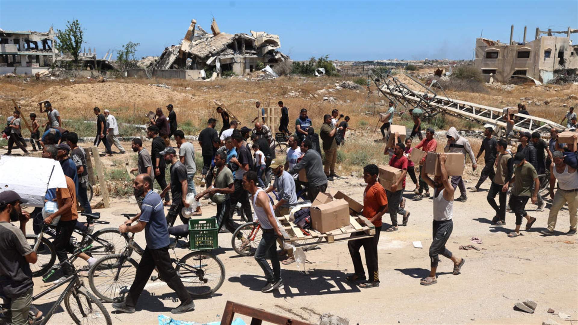 Israeli gunfire kills 17 people near Gaza aid site, health officials say
