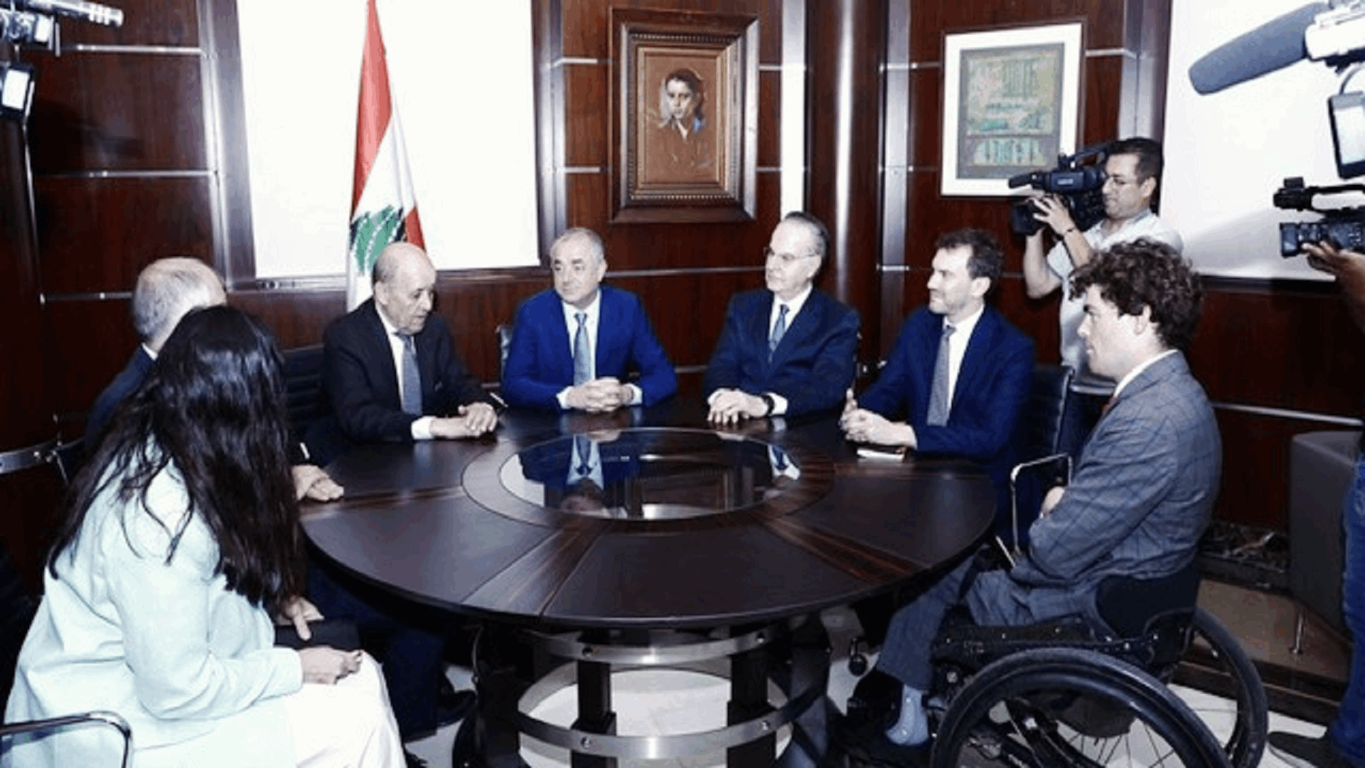 Le Drian says Lebanon does not have time, so it must expedite the approval of required reform laws