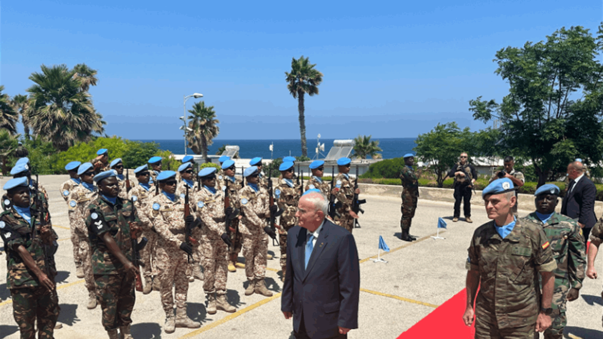 Defense Minister visits UNIFIL in Naqoura, condemns attacks and calls for mandate renewal