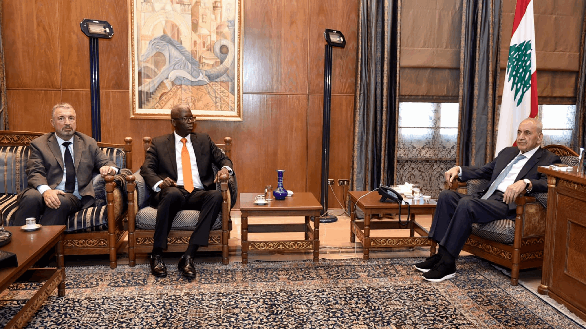 Speaker Berri meets World Bank officials, affirms readiness to pass key reform laws