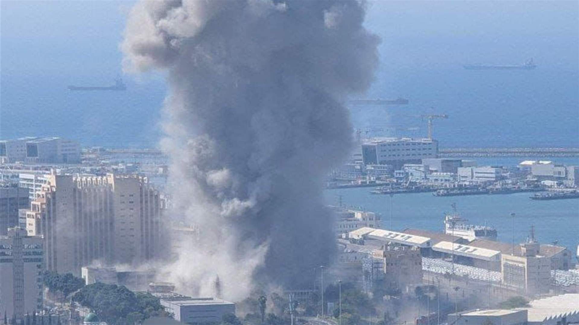 Iran&#39;s IRGC strikes Israeli Channel 14 field broadcast site in Israel&#39;s Haifa with Sejjil-3 missiles