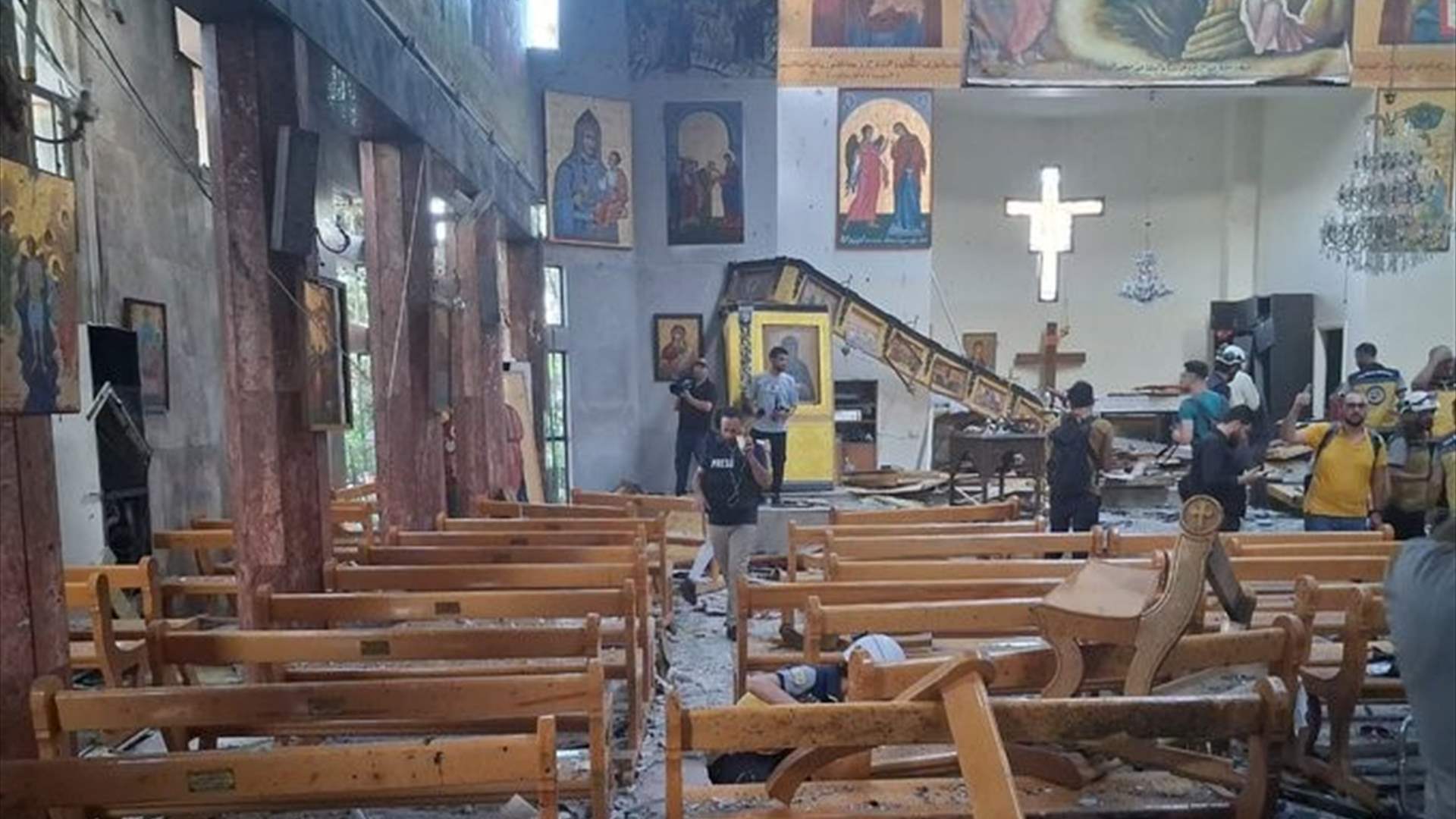 Syria says Islamic State group behind church attack, at least 15 dead
