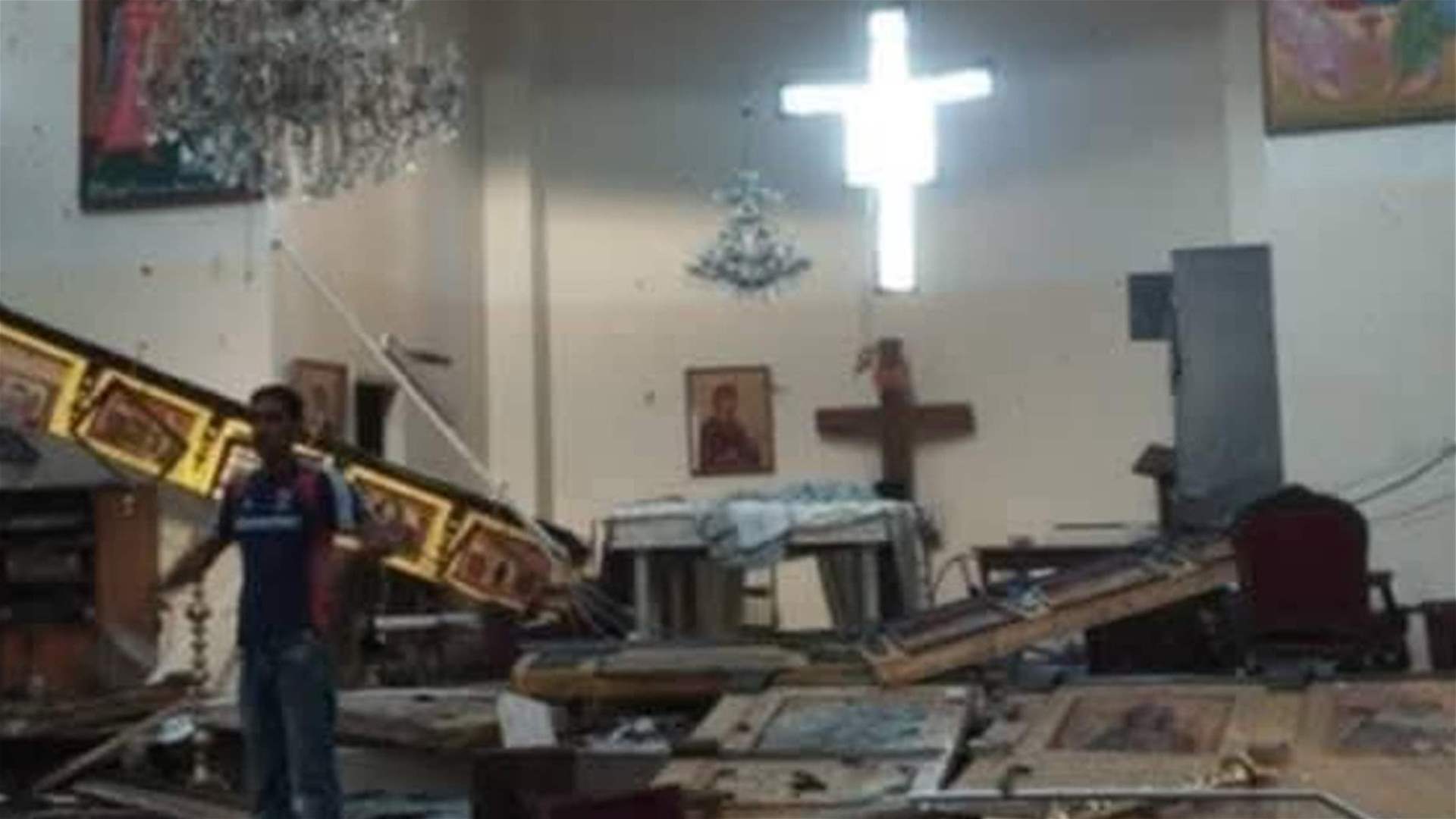 بطريركية الأرمن الكاثوليك استنكرت الاعتداء الذي طال كنيسة مار إلياس في حيّ الدويلعة